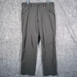 Simms Fishing Pants Mens 34x31 Gray Performance Lightweight Small Blemish Back